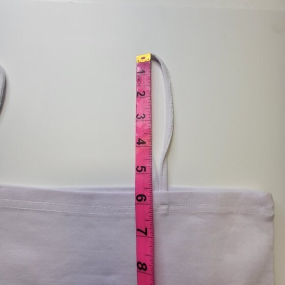 WHITE Spaghetti Strap Camisole White Tank Top - New Without Tags- One Size - Picture 8 of 10